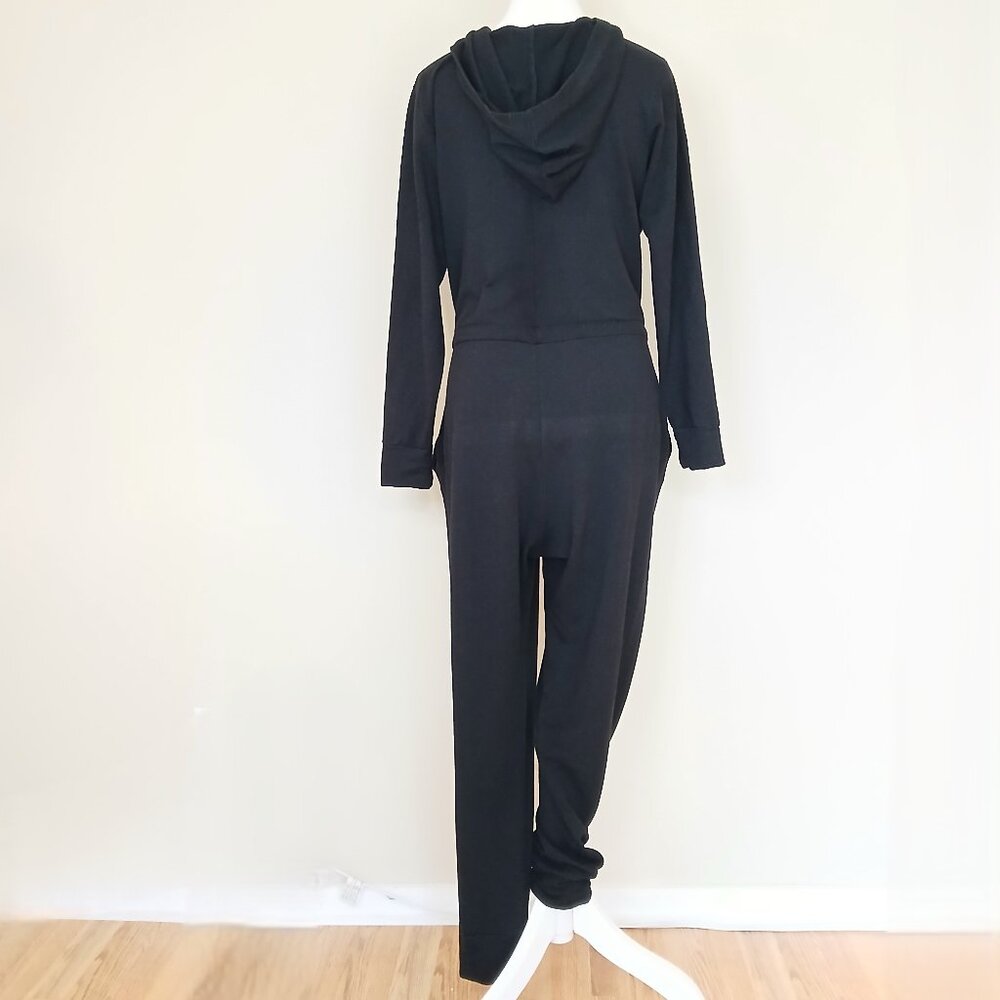 JH x Smash & Tess Harris Hoodie Loungewear Romper in Black Size Medium - Picture 6 of 8